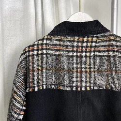 Áo khoác Jean phối tweed zara size M 46-68kg ảnh thật  386628