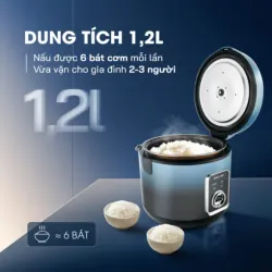 Nồi cơm điện Kalite KRC6012 chính hãng chống dính Ceramic cao cấp, mới 100% 572890