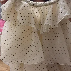 đầm trễ vai thắt nơ tơ tầng 989752