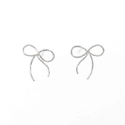 K14WG Bông tai Ruy băng - Hàng hiệu Chính hãng