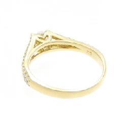 Nhẫn kim cương K18YG 0.507CT 670929