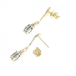 K18/18K Sapphire Bông tai - Hàng hiệu Chính hãng 864707