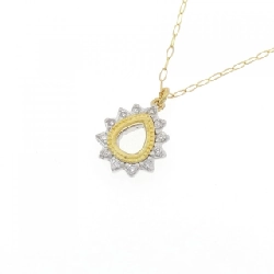 K18YG/PT900 Dây chuyền kim cương 0.04CT - Hàng hiệu Chính hãng 859371