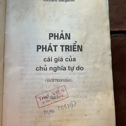 Phản phát triển cái giá của chủ nghĩa tự do: Sách tham khảo  Bìa trước Richard Bergeron  698354