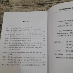 Giáo trình KỸ NĂNG LÃNH ĐẠO, QUẢN LÝ - Trung cấp LLCT. HỌC VIỆN CTQG HCM 759539