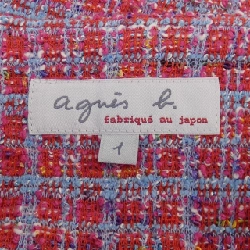 【Mã giảm giá】Áo khoác không cổ Agnes.b 640261