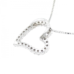 K18WG Dây chuyền hình trái tim kim cương 0.30CT - Hàng hiệu Chính hãng 856428