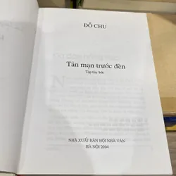 TẢN MẠN TRƯỚC ĐÈN, Tùy bút, bản bìa cứng có chữ ký tác giả Đỗ Chu (XB 2004) 674902