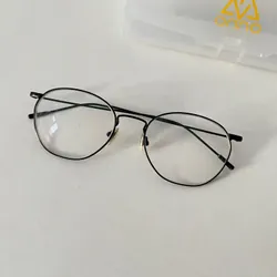 Kính mắt tròn màu đen, nhẹ, kính cận 559837