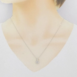 K18WG Hoa Kim Cương Dây Chuyền 0.30CT - Hàng hiệu Chính hãng 860170