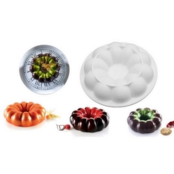 Khuôn silicon làm đế bánh, rau câu tròn hình bí ngô - Loại 21 cm - Mã số 1167 338454
