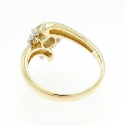 Nhẫn kim cương K18YG/PT900 0.76CT 667466