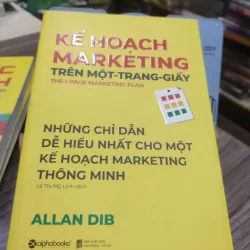 Sách: Kế hoạch Marketing trên một trang giấy - Allan Dib (A2) 589823