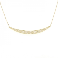 K18YG Dây chuyền kim cương 0.66CT - Hàng hiệu Authentic