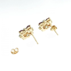 K18YG Đá màu Bông tai - Hàng hiệu Chính hãng 868702