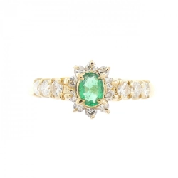 Nhẫn Emerald K18YG 0.12CT - Hàng hiệu Authentic 855690