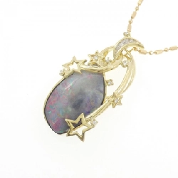 K18YG Sao × Mặt trăng Boulder Opal Dây chuyền 12.24CT - Hàng hiệu Chính hãng 848536