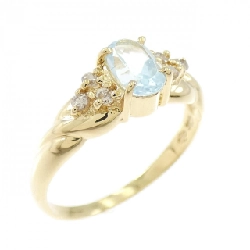 Nhẫn Blue Topaz K18YG - Hàng hiệu Chính hãng