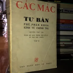 Các Mác tư bản-Phê phán khoa kinh tế chính trị quyển 3 toàn bộ quá trình sản xuất TBCN ll