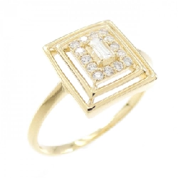 Nhẫn kim cương K18YG 0.15CT - Hàng hiệu Authentic