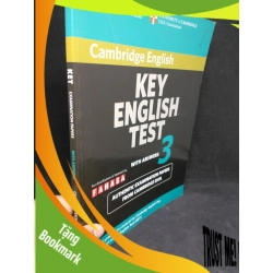 (TẶNG BOOKMARK) Key English test with answers 3 mới 90% RBK1303