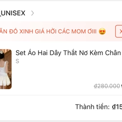 (Pass đồ) Set Áo Hai Dây Thắt Nơ Kèm Chân Váy Xếp Tầng Viền Eo TIBU Set Đồ Nữ Tiểu Thư Ôm  508909