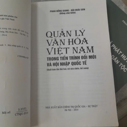 QUẢN LÝ VĂN HÓA VIỆT NAM TRONG TIẾN TRÌNH ĐỔI MỚI VÀ HỘI NHẬP QUỐC TẾ 542007