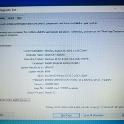 Laptop lenovo ram 4g, hdd 150g 256665