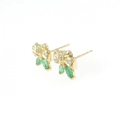 K18YG Emerald Earrings - Hàng hiệu Authentic 875841