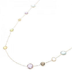 Dây chuyền đá màu 750YG - Hàng hiệu Authentic 846704