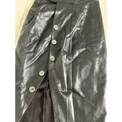 Chân váy da xẻ đùi 662417