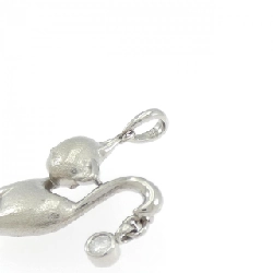 K18WG Mèo Kim Cương Dây Chuyền 0.10CT - Hàng hiệu Chính hãng 862093