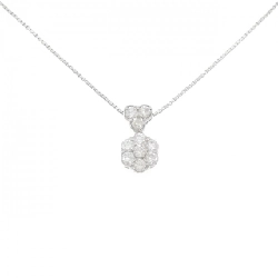 Dây chuyền kim cương hoa PT900/PT850 1.01CT - Hàng hiệu Chính hãng