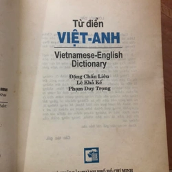 Sách Từ điển Việt Anh 306355