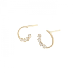 Bông tai kim cương K18YG 0.10CT - Hàng hiệu Chính hãng 867173