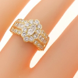 Nhẫn kim cương K18YG 0.14CT 671037