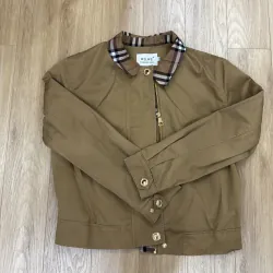 Áo khoác kaki màu nâu tây nhạt