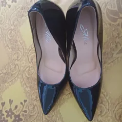 Giày Cao Gót Đen Đế Đỏ Cao 11p, Mang 1 Lần 799948