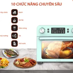 UNIE Q36 – Lò nướng kiêm nồi chiên không dầu tiện lợi