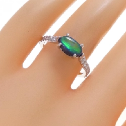 Nhẫn opal đen PT900 0.97CT - Hàng hiệu Authentic 852131