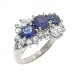 Nhẫn Sapphire 750WG - Hàng hiệu Authentic