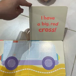 NGOẠI VĂN tiếng anh trẻ em: GUESS WHAT ? VEHICLE - Fold out book ! Little beginners  1027576