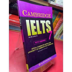 Ielts 7 with answers 2013 mới 75% ố bẩn viền nhẹ bút chì Ths Diễm Ly HPB1905 SÁCH HỌC NGOẠI NGỮ 181257