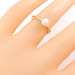 Nhẫn ngọc trai Akoya K18YG 5.3mm 670852