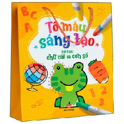 Bộ Sách Tô Màu Sáng Tạo - Bé Học Chữ Cái Và Con Số (Túi 5 Tập) - Youyoushu