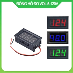 Đồng hồ đo điện áp một chiều DC 5-120 VDC