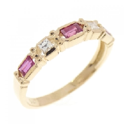 Nhẫn Ruby K18YG 0.25CT - Hàng hiệu Chính hãng