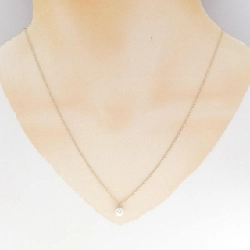 K18PG Dây chuyền kim cương 0.521CT F SI2 EXT H＆C - Hàng hiệu Authentic 879936