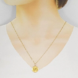 Dây chuyền đồng xu 14KTPG(khung)/585YG - Hàng hiệu Authentic 858497