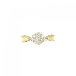 Nhẫn kim cương hoa K18YG 0.32CT - Hàng hiệu Authentic 848530